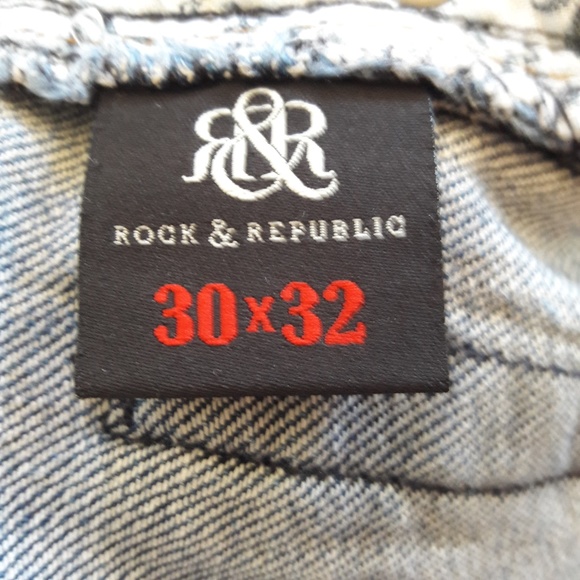 Rock & Republic Jeans Jagger Med Wash 30x32 - Picture 7 of 8